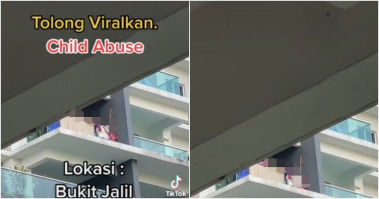 ft kanak kanak berdiri diluar balkoni 1