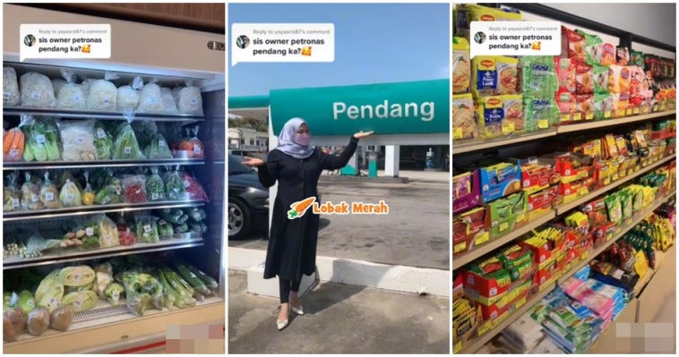 Petronas Pendang Jual Sayur Minyak