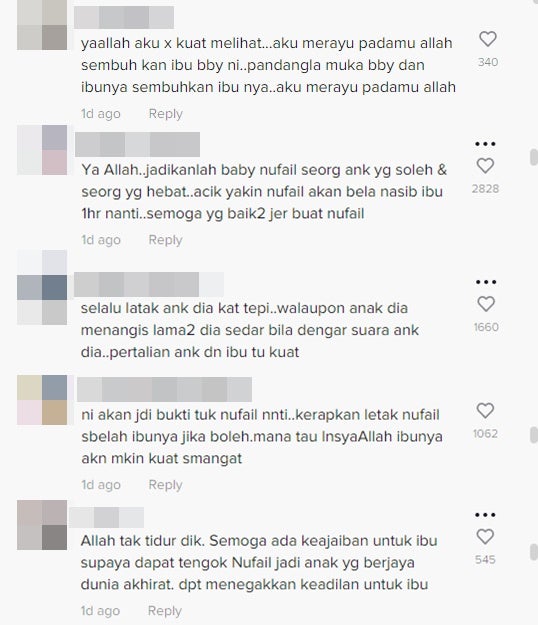 Sedih Ibu Koma