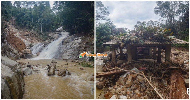 Sg Gabai Musnah Akibat Banjir