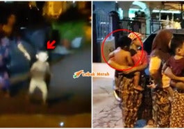 Budak Lari Depan Jalan Langgar Rohingya