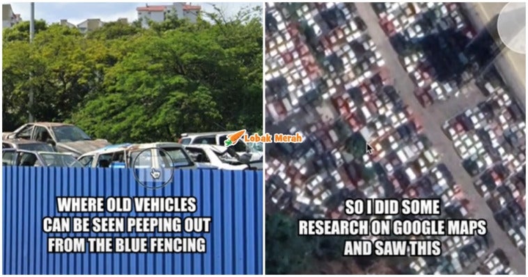 kereta tersadai salak highway