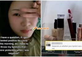 lipstick kena buang ke kalau positif covid