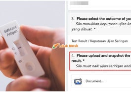 ujian saringan covid muat naik gambar mysejahtera