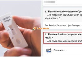Ujian Saringan Covid Muat Naik Gambar Mysejahtera