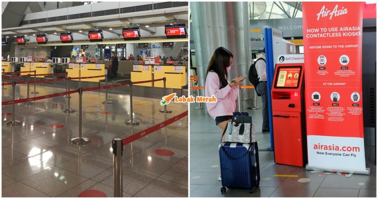 AirAsia Kurangkan Kaunter Check In