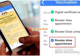 Dapat Appt Booster Kedua
