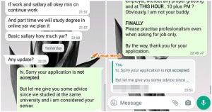 mesej majikan tak pro ok thank you bye