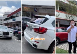 Rolls Royce Tak Boleh Lalu Sebab Kereta Terhalang