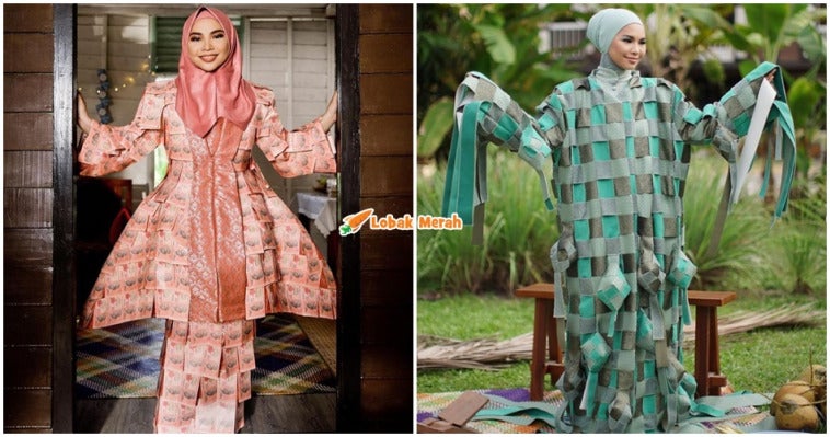 Netizen Usik Fesyen Aina Abdul Pakai Kebaya Sampul Duit