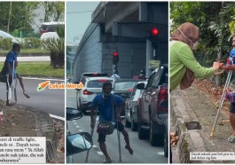 Uncle Serba Kekurangan Gigih Jual Pen Tepi Jalan