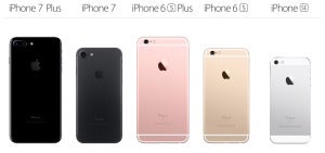 Iphone 7 Iphone 6S Iphone Se 2016 Fall Lineup Prices