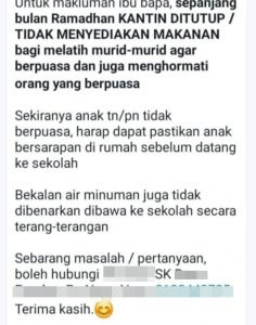 Kantin Skeolah Tutup