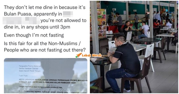 Tak Boleh Dine Masa Bulan Puasa