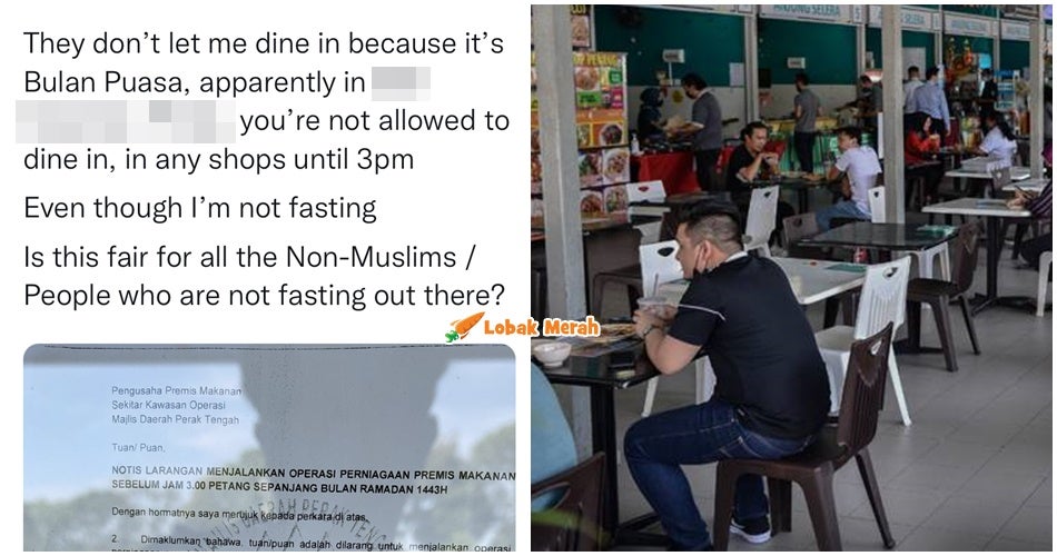 Tak Boleh Dine Masa Bulan Puasa