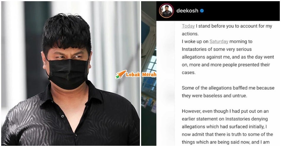 DEE KOSH MENGAKU BERSALAH