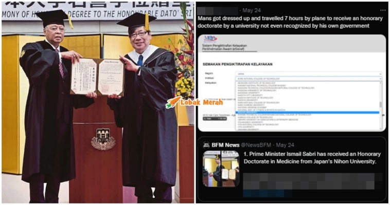 Ijazah Kedoktoran Ismail Sabri Tak Sah