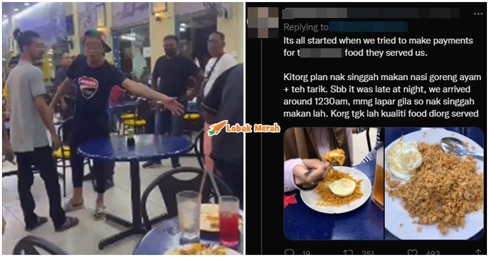 Pelanggan Dipukul Pekerja Nasi Kandar Negeri Sembilan