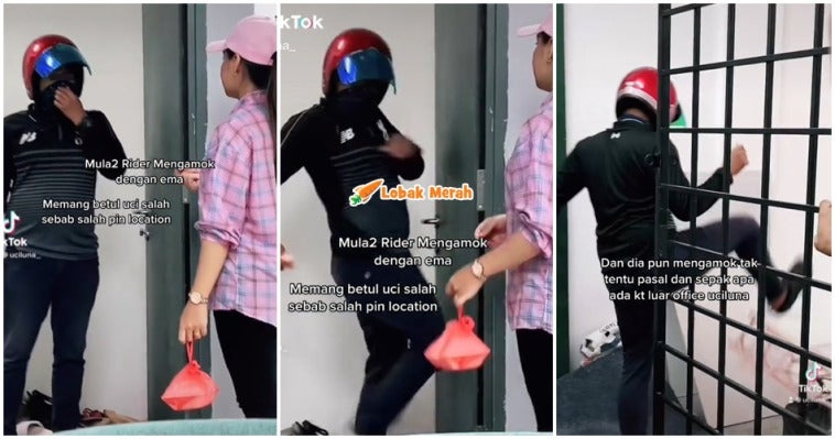 Rider Mengamuk Dengan Customer