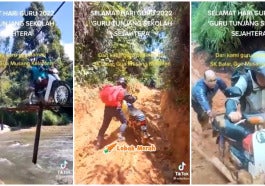 Guru Bergadai Nyawa Untuk Ke Sekolah Di Gua Musang