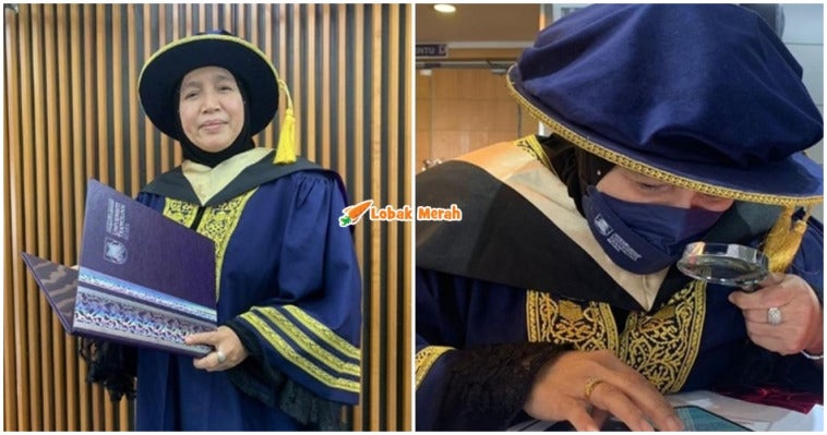 IBU DAPAT PHD GUNA SEBELAH MATA