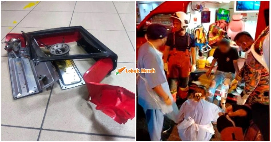 dapur gas meletup steamboat