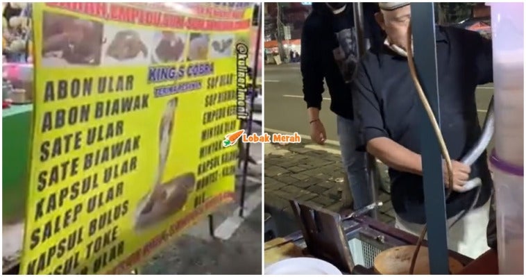 ft makcik jual daging ular 1