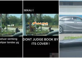 pakcik pakai mercedes ingat orang susah video