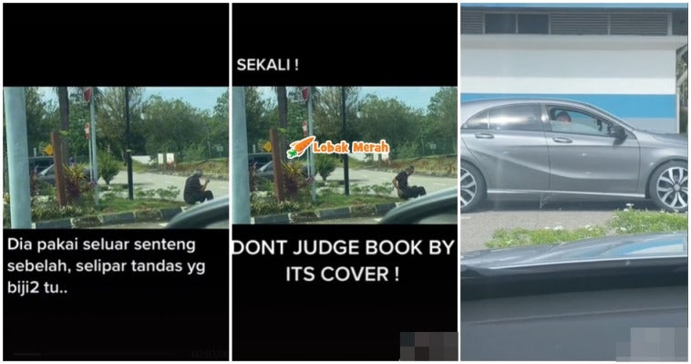 pakcik pakai mercedes ingat orang susah video