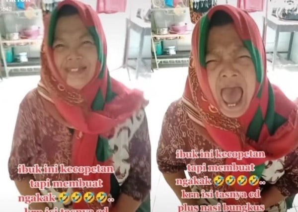 Aneh Emak emak ini Malah Ketawa Ngakak Usai Tas Dicopet Kenapa e1656812486496