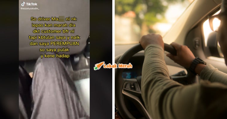 Gadis Cuak Pemandu E Hailing Tiba tiba Mengamuk Siap Hentak Stereng 1