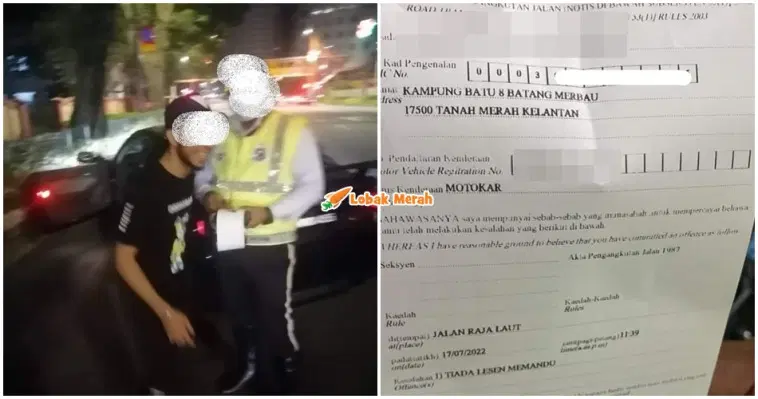 ft ikon permotoran kena saman tak ada lesen