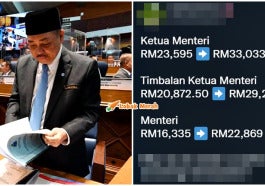 gaji menteri sabah naik 40 peratus