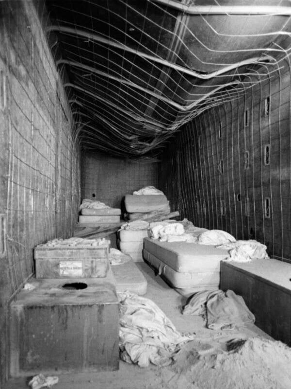interior of moving van