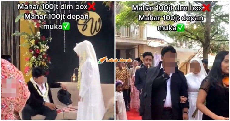 mahar 100 juta lelaki biadap