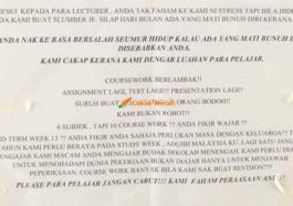 Notis Lecturer