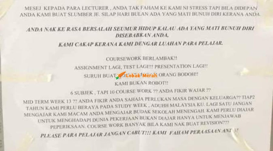 Notis Lecturer