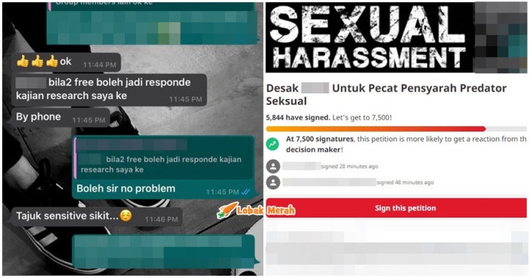 Desak Universiti Untuk Pecat Pensyarah Predator