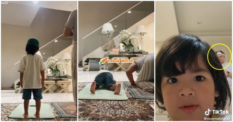 Engku Emran Solat Dengan Jebat Jayden