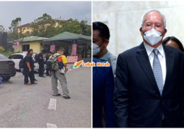 Ft Petugas Media Tunggu Najib Dekat Penjara