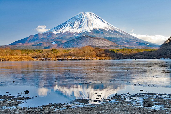 Japan Mount Fuji Water Reflection E1661565445697