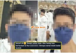 Pengkid Tunai Umrah Pakai Ihram