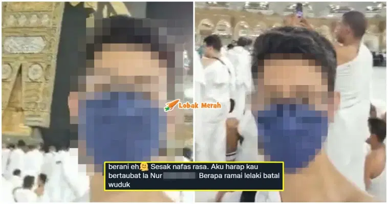 Pengkid Tunai Umrah Pakai Ihram