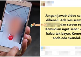 scammer ugut sebar video call