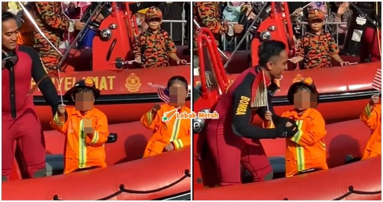 adik bomba tunjuk jari tengah bapa mohon maaf