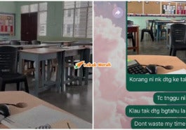 Cikgu Kena Sidai Pelajar Tak Datang