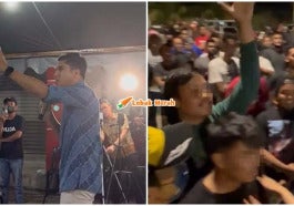 ft syed saddiq diganggu mat motor masa bagi ucapan