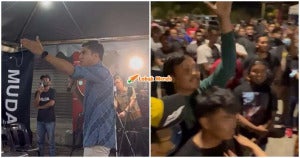 ft syed saddiq diganggu mat motor masa bagi ucapan