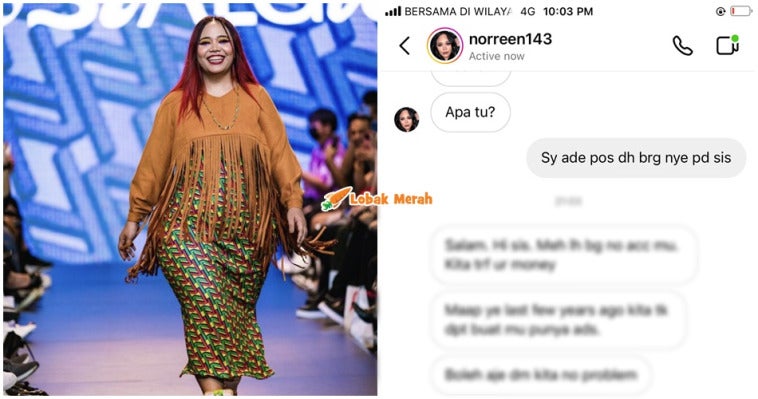 norreen paid review tak bayar 2
