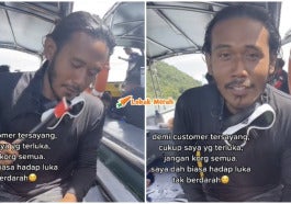 terpijak landak laut